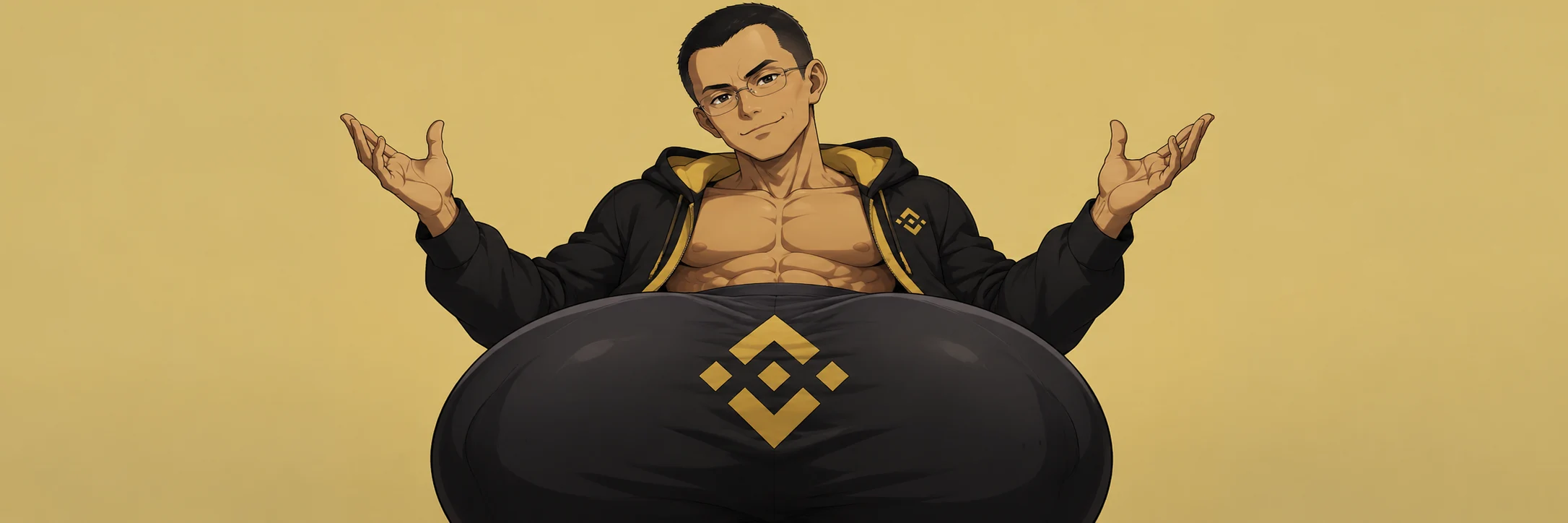 Wide banner featuring the same character